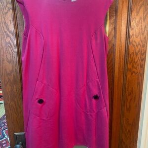MICHAEL Michael Kors Pink Sleeveless Crew Neck Sundress LG